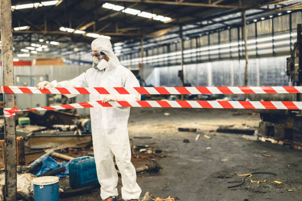 Professional Biohazard technician working in Tenafly, NJ